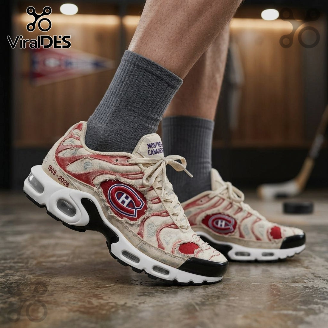 Montreal Canadiens 1909-2026 Commemorative Hockey TN Sneakers