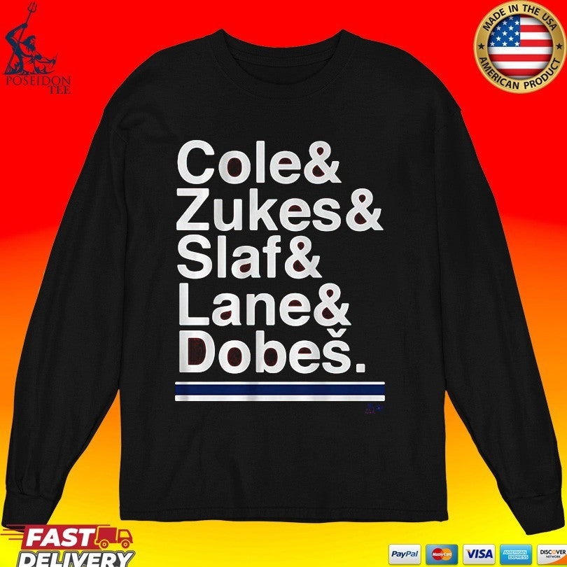 Montreal Hockey Ampersand Cole & Zukes & Slaf & Lane & Dobes T-shirt