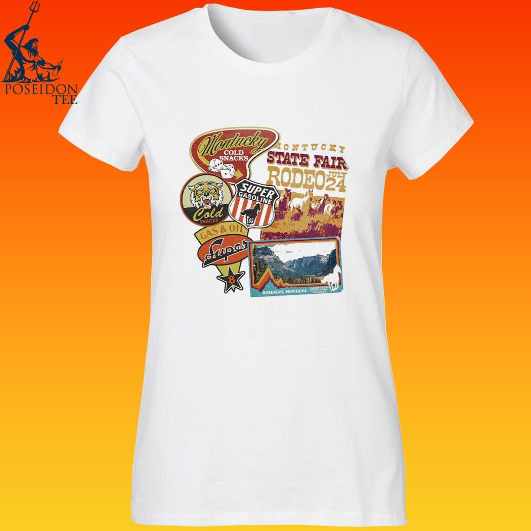 Montucky Cold Snacks Gas Station Signs T-shirt