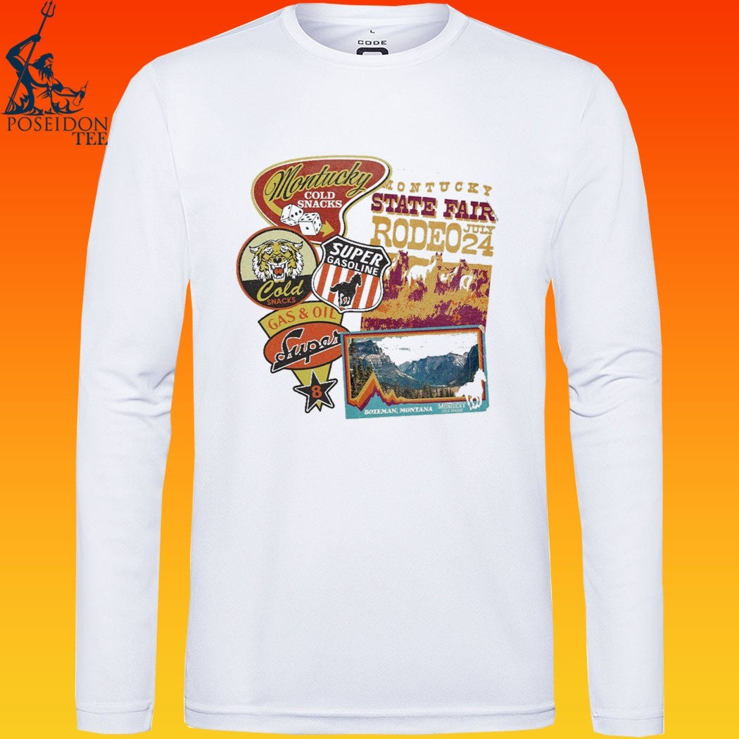 Montucky Cold Snacks Gas Station Signs T-shirt