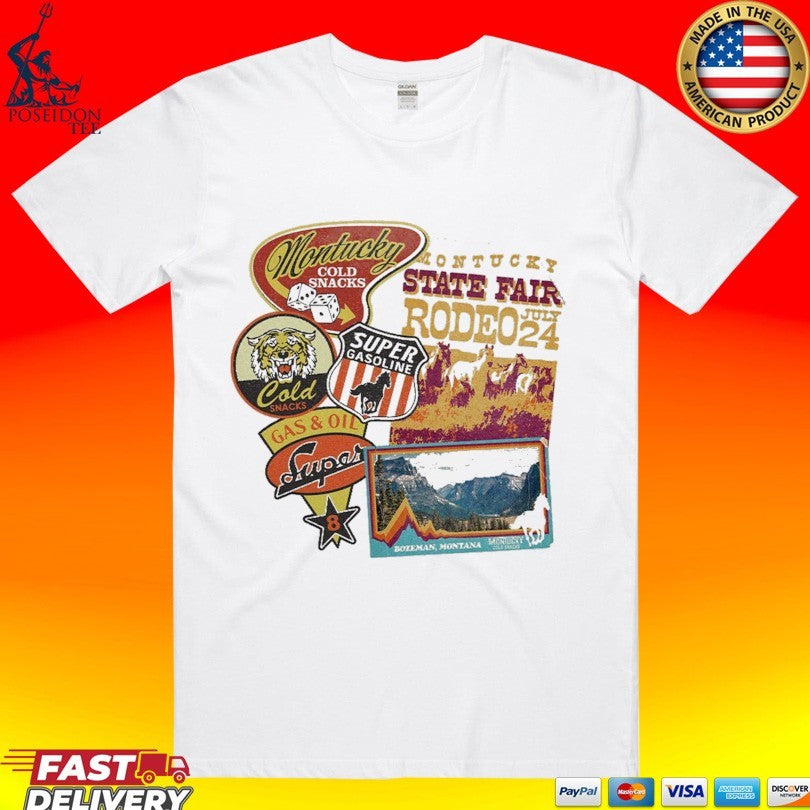 Montucky Cold Snacks Gas Station Signs T-shirt