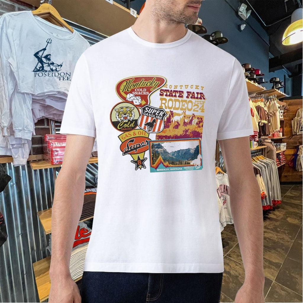 Montucky Cold Snacks Gas Station Signs T-shirt
