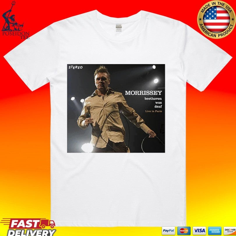 Morrissey Beethoven Was Deaf Live In Paris Reissue T-shirt