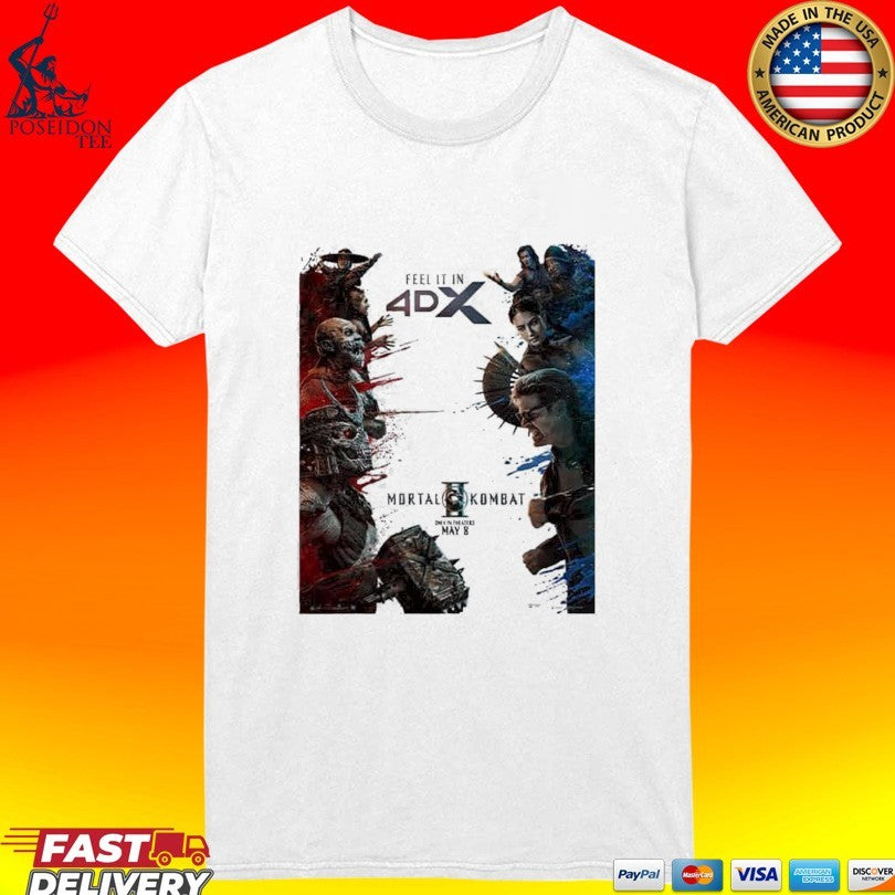 Mortal Kombat II 4DX Only In Theaters May 8 2026 T-shirt