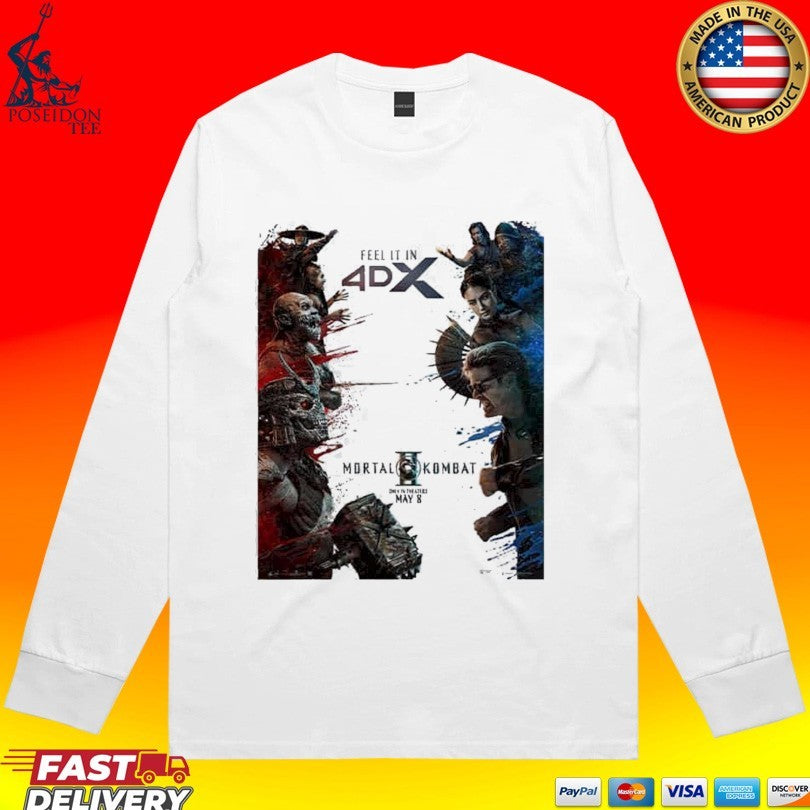 Mortal Kombat II 4DX Only In Theaters May 8 2026 T-shirt