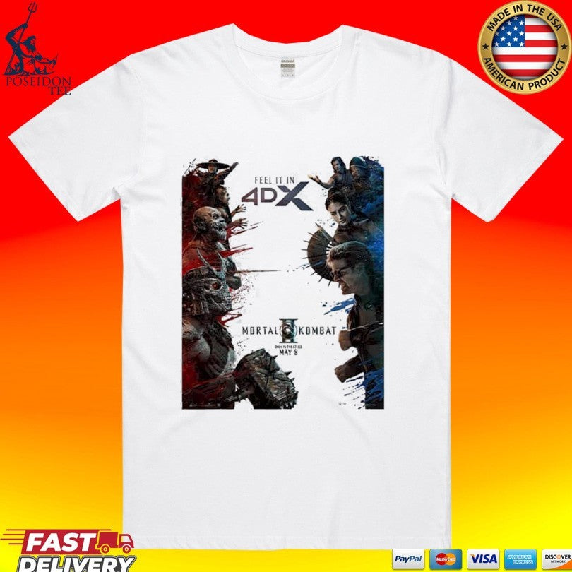 Mortal Kombat II 4DX Only In Theaters May 8 2026 T-shirt