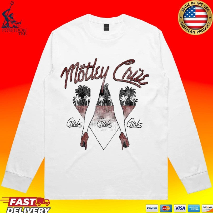 Mötley Crüe 45th Anniversary Girls, Girls, Girls T-shirt