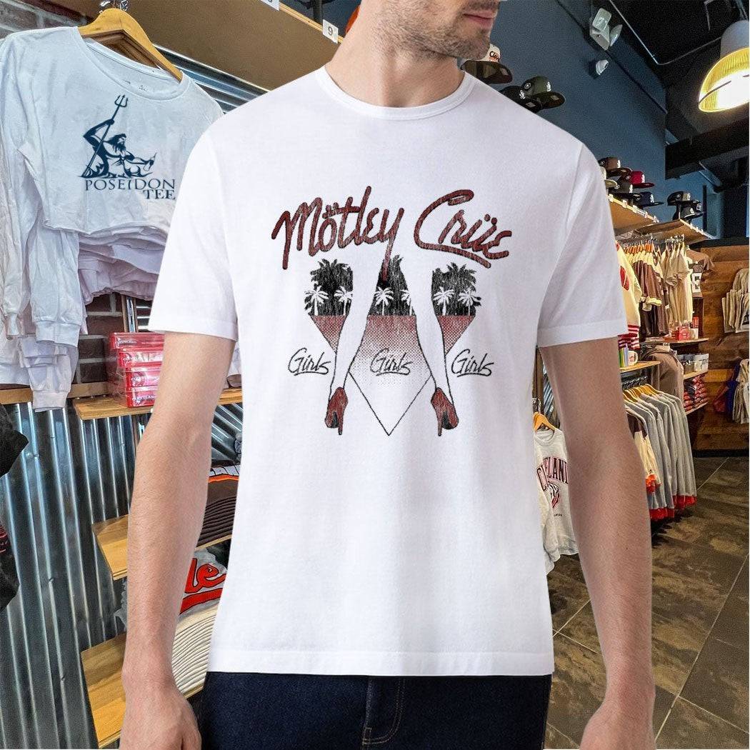 Mötley Crüe 45th Anniversary Girls, Girls, Girls T-shirt