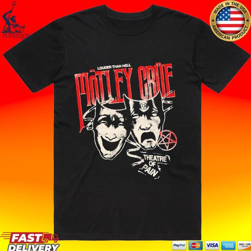 Mötley Crüe 45th Anniversary Theatre Of Pain T-shirt