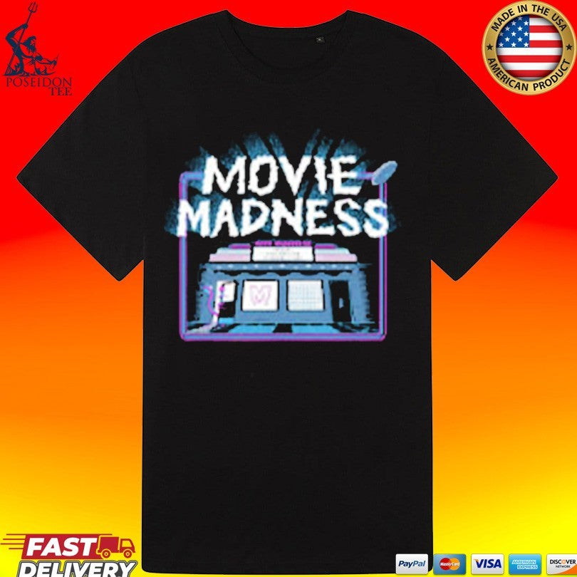 Movie Madness 35th Anniversary Black Tour T-shirt