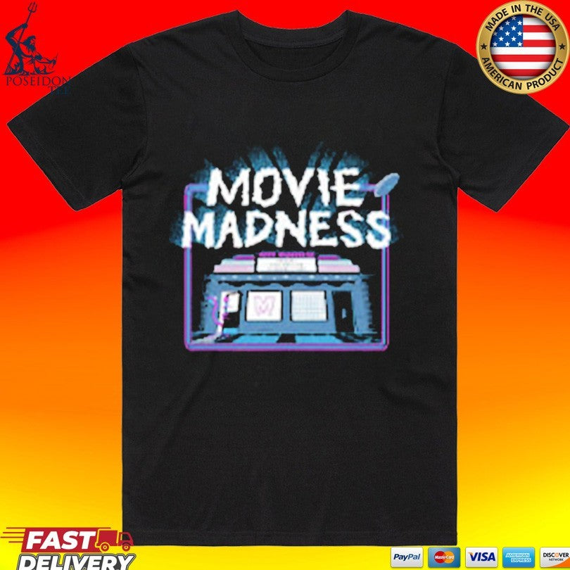 Movie Madness 35th Anniversary Black Tour T-shirt
