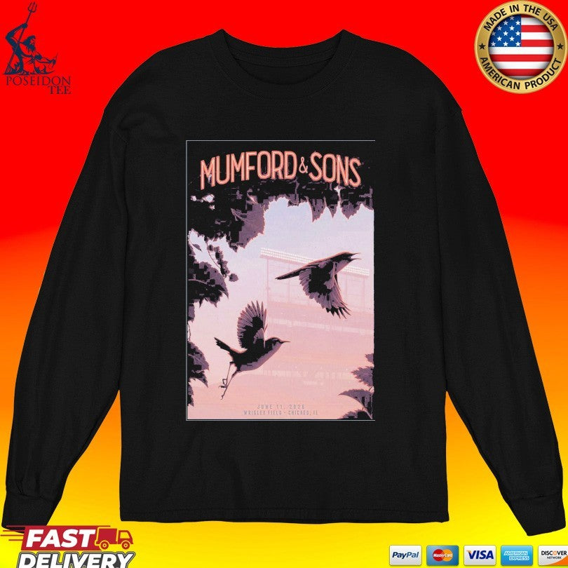 Mumford And Sons Chicago Il 6 11 2026 T-shirt