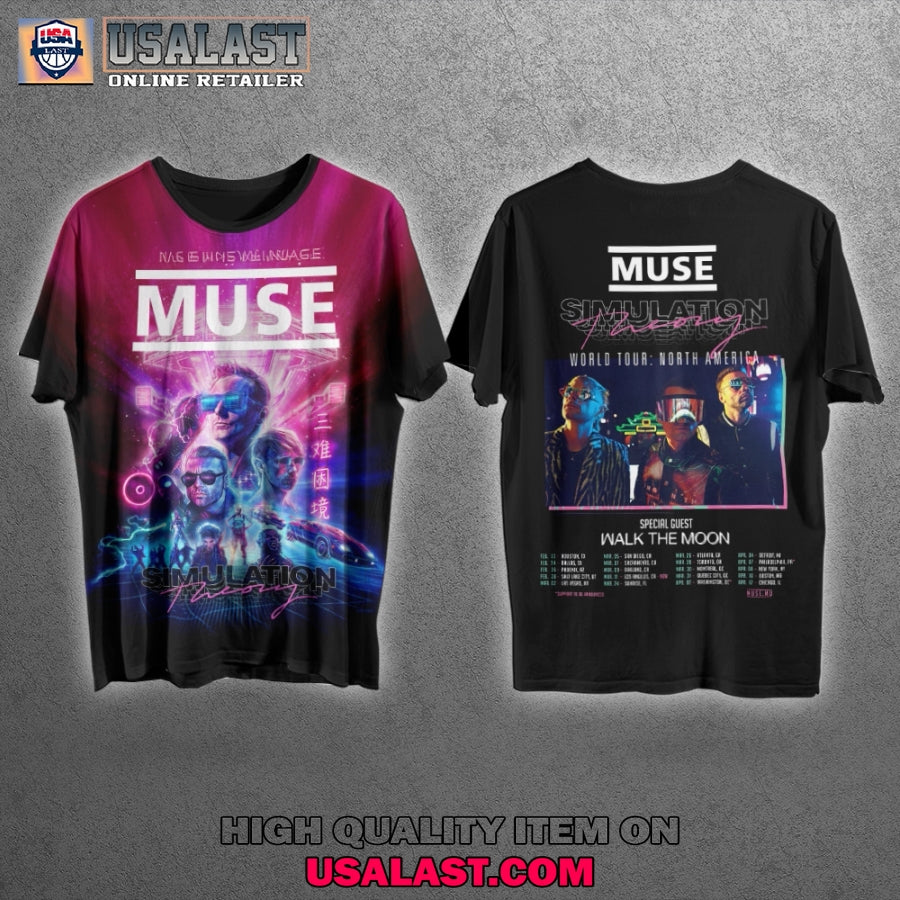 Muse Simulation 2025 Tour 3D Shirt