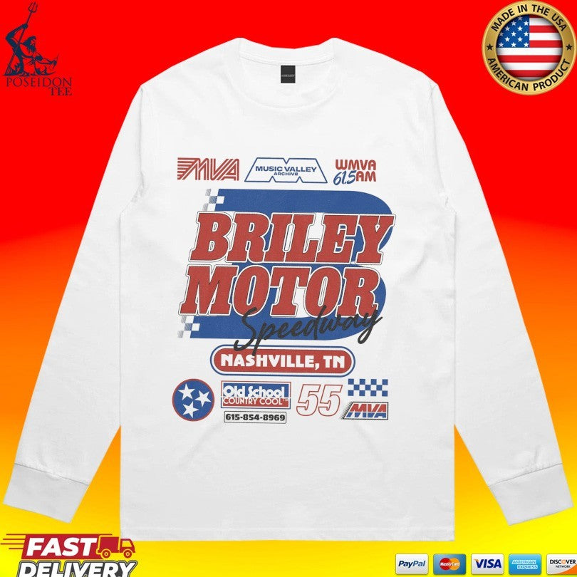 Music Valley Archive Briley Motor Speedway Racer T-shirt