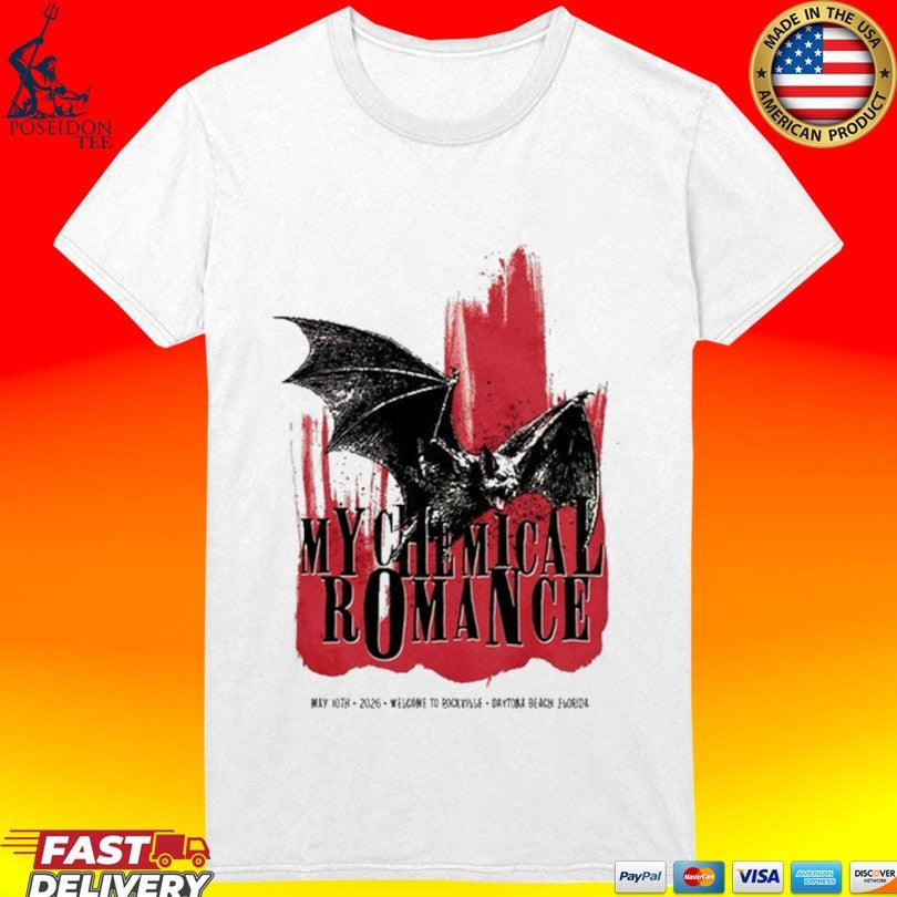 My Chemical Romance Daytona Beach Fl 5 10 2026 T-shirt