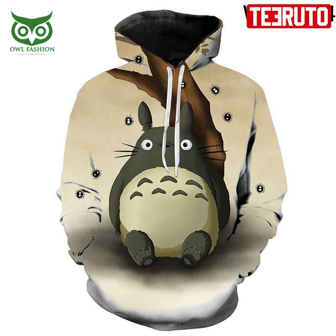 My Neighbor Totoro Ghibli Presents Streetwear HD 3D AOP Hoodie