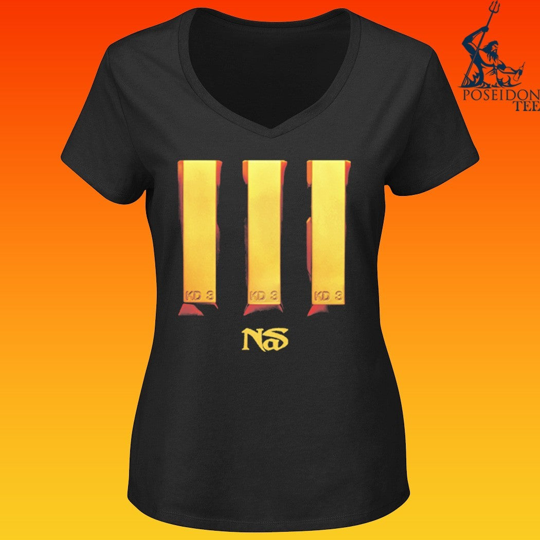 Nasir Jones Nas KDIII Gold T-shirt
