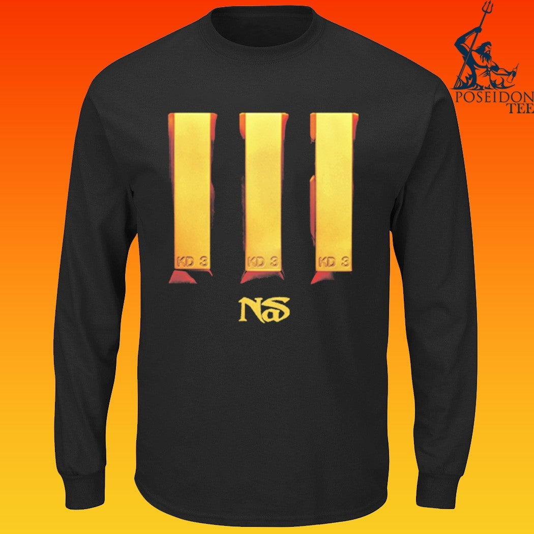 Nasir Jones Nas KDIII Gold T-shirt