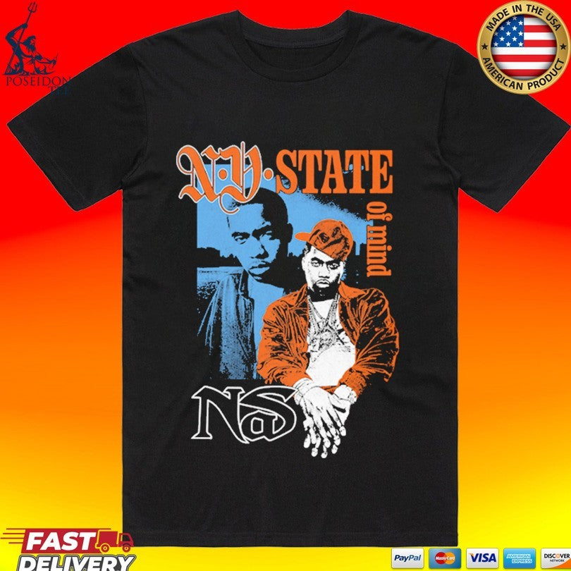 Nasir Jones Nas Ny State Of Mind T-shirt