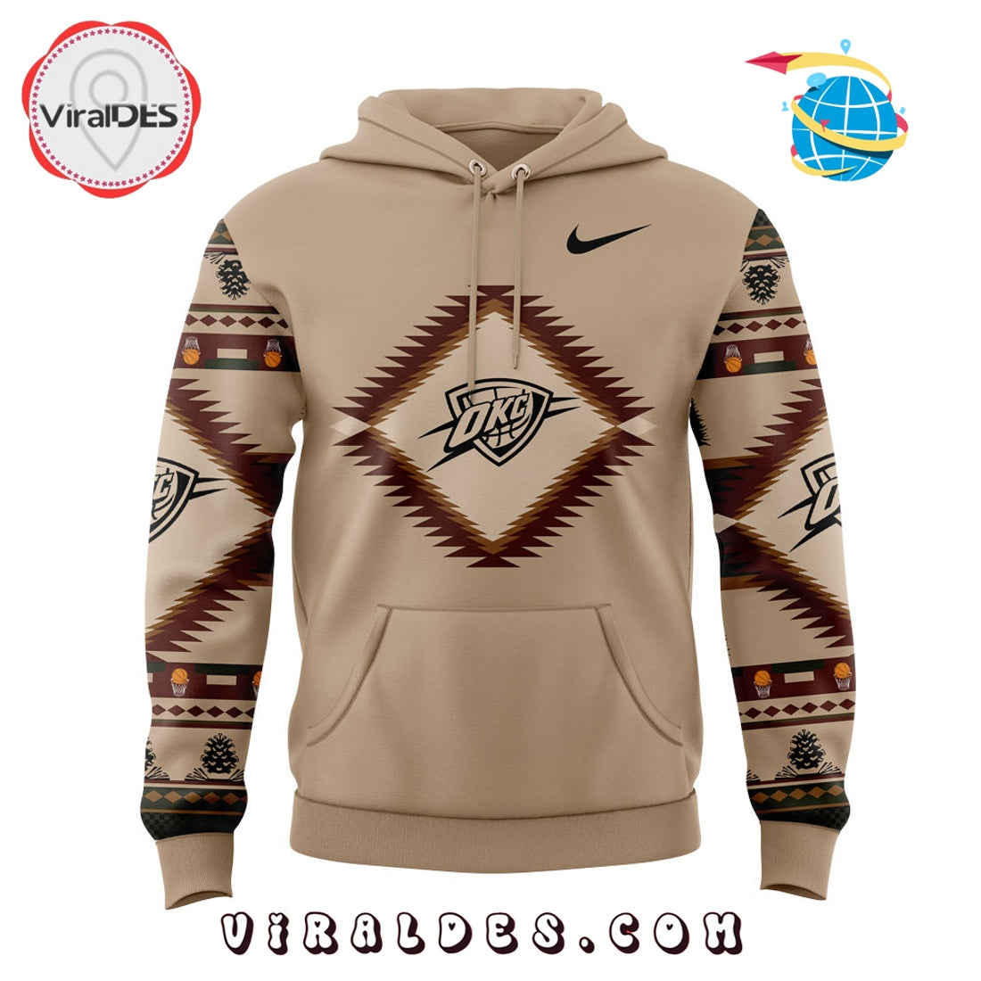 Native American Heritage 2025 Oklahoma City Thunder Hoodie