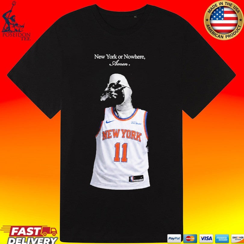 NBA Finals Game Knicks Nun New York Or Nowhere Amen 2026 T-shirt