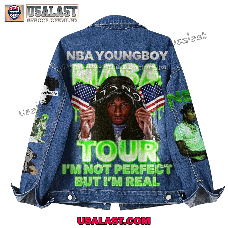 NBA YoungBoy 2025 Masa Tour Denim Jacket