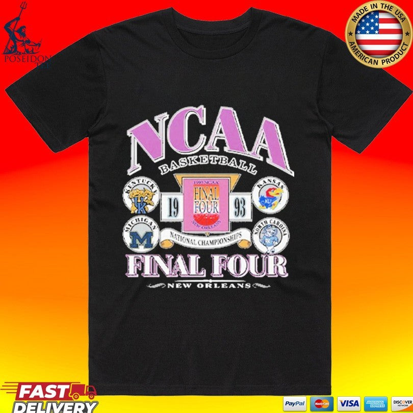 NCAA Basketball Final Four New Orleans 1993 T-shirt