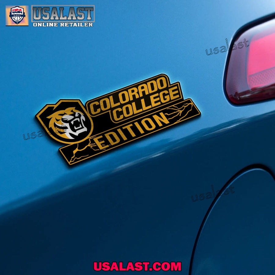 NCAA Colorado College Tigers Car Emblem Custom 3D Badge