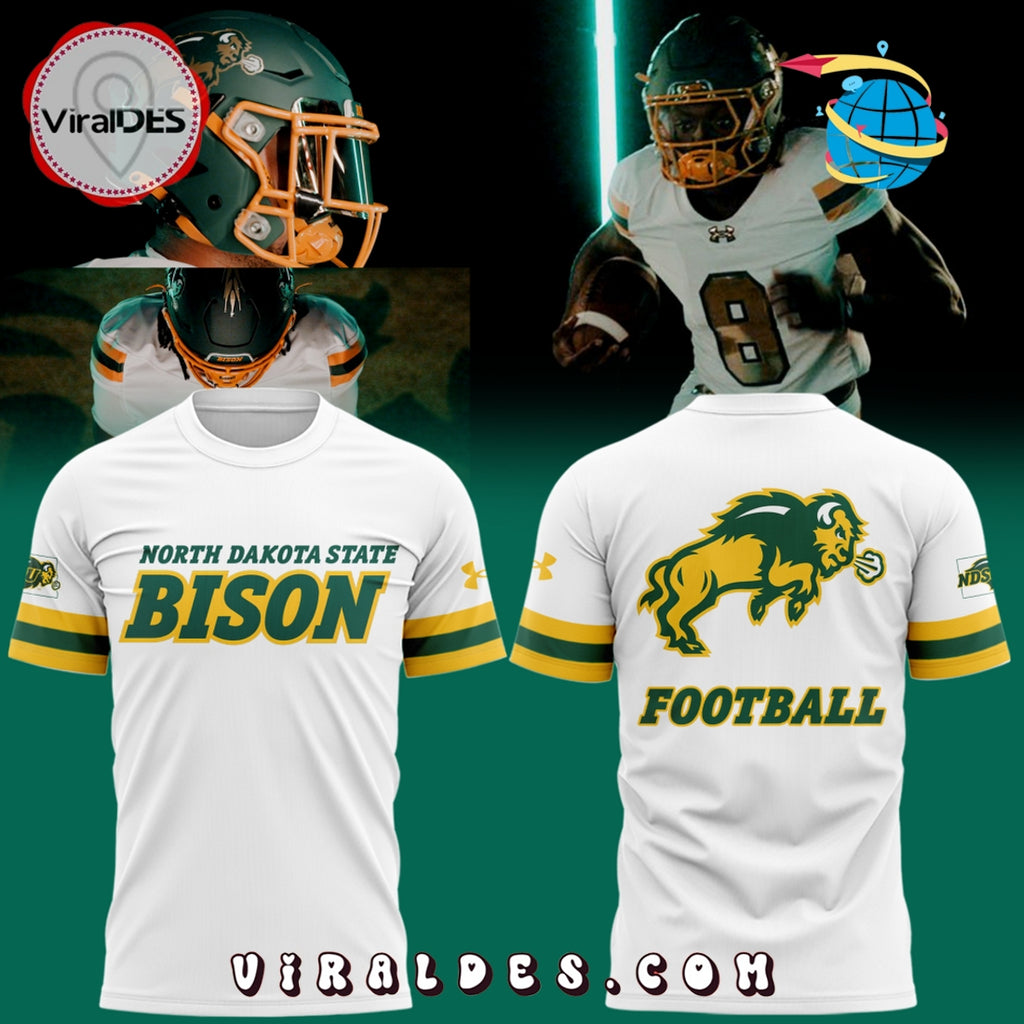 NDSU Football White Hoodie 2025