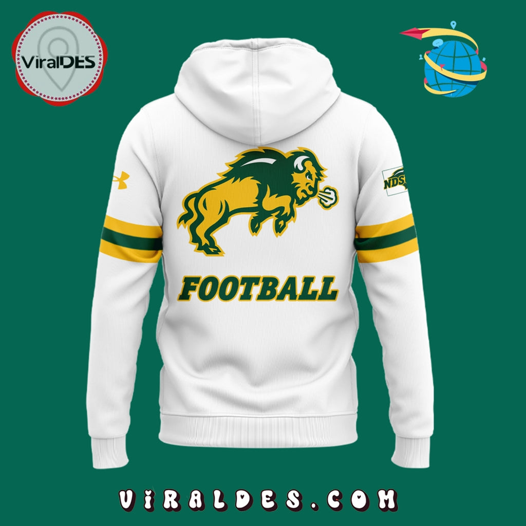 NDSU Football White Hoodie 2025