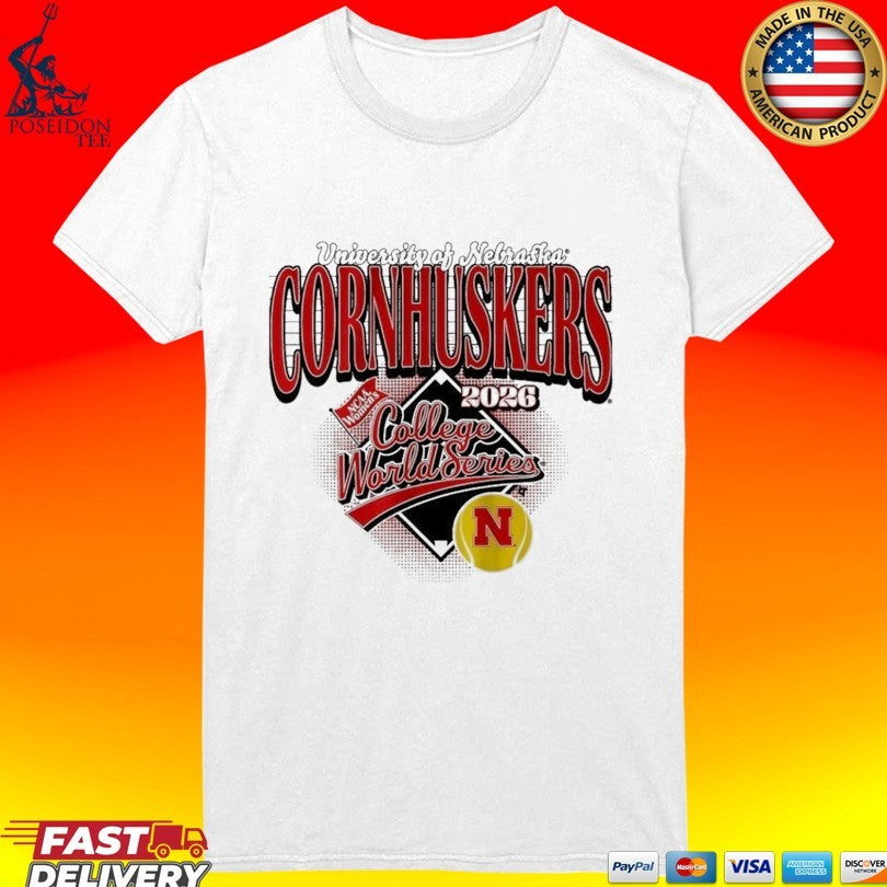 Nebraska Softball 2026 Ncaa Women’s College World Series T-shirt