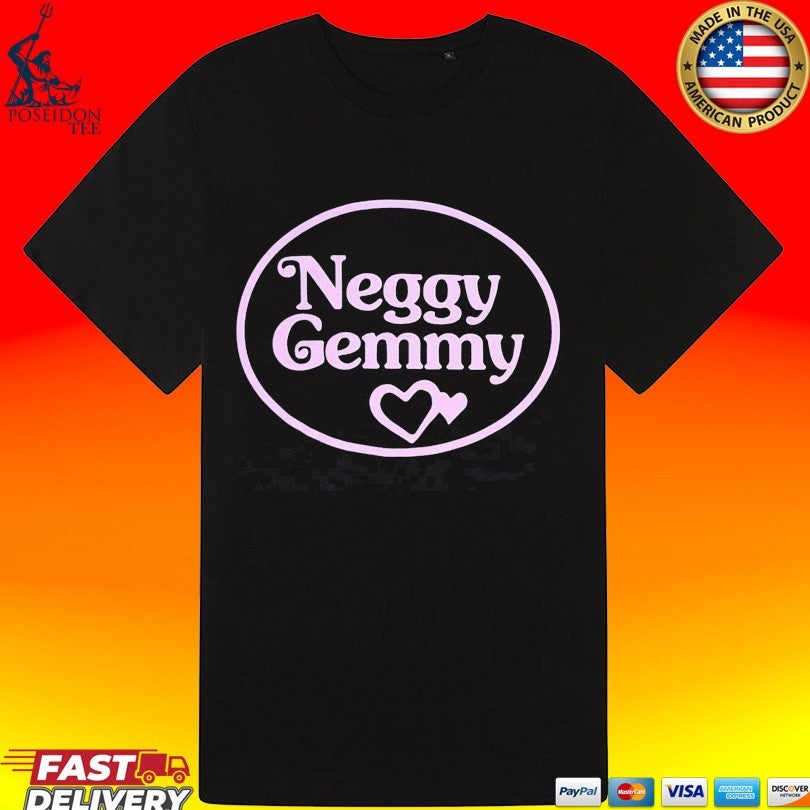 Neggy Gemmy Heart Logo T-shirt