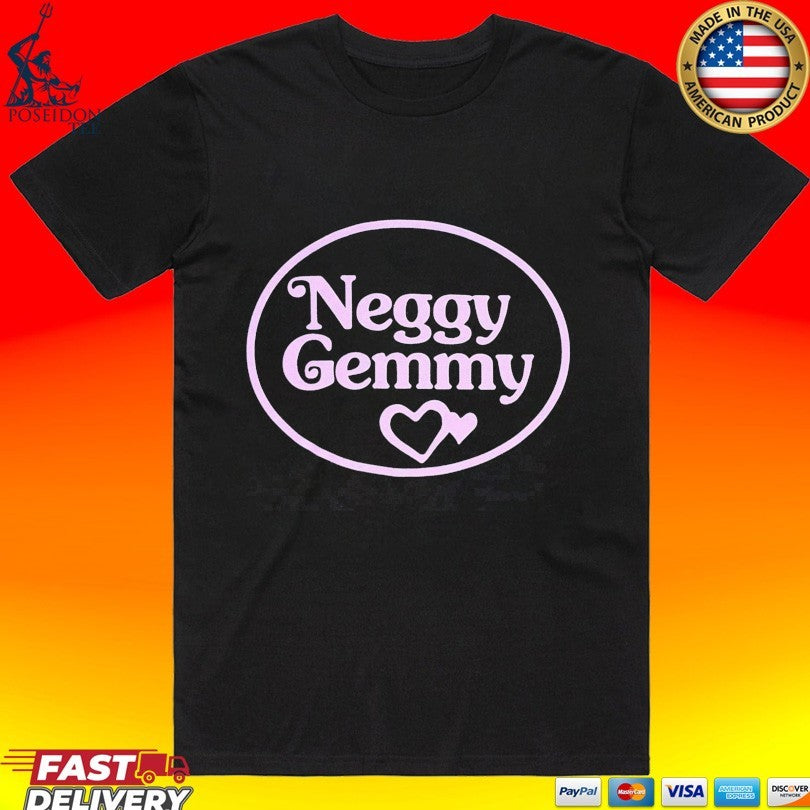 Neggy Gemmy Heart Logo T-shirt