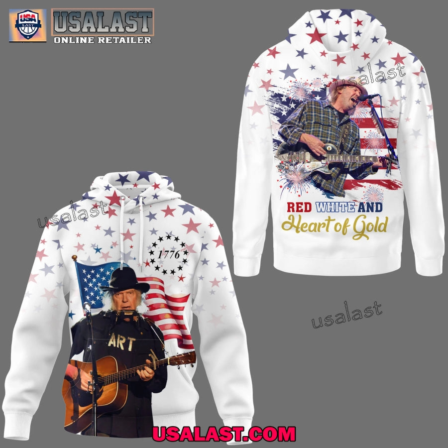 Neil Young 2025 Happy Independence Day 3D Shirt