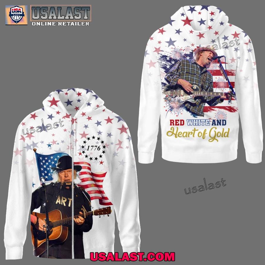 Neil Young 2025 Happy Independence Day 3D Shirt