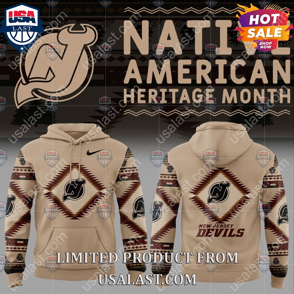 New Jersey Devils NHL Native American Heritage Month Hoodie
