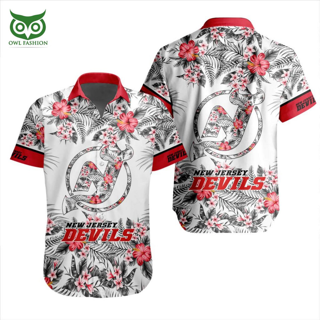 New Jersey Devils NHL Team Beach Vibe Hawaiian Shirt