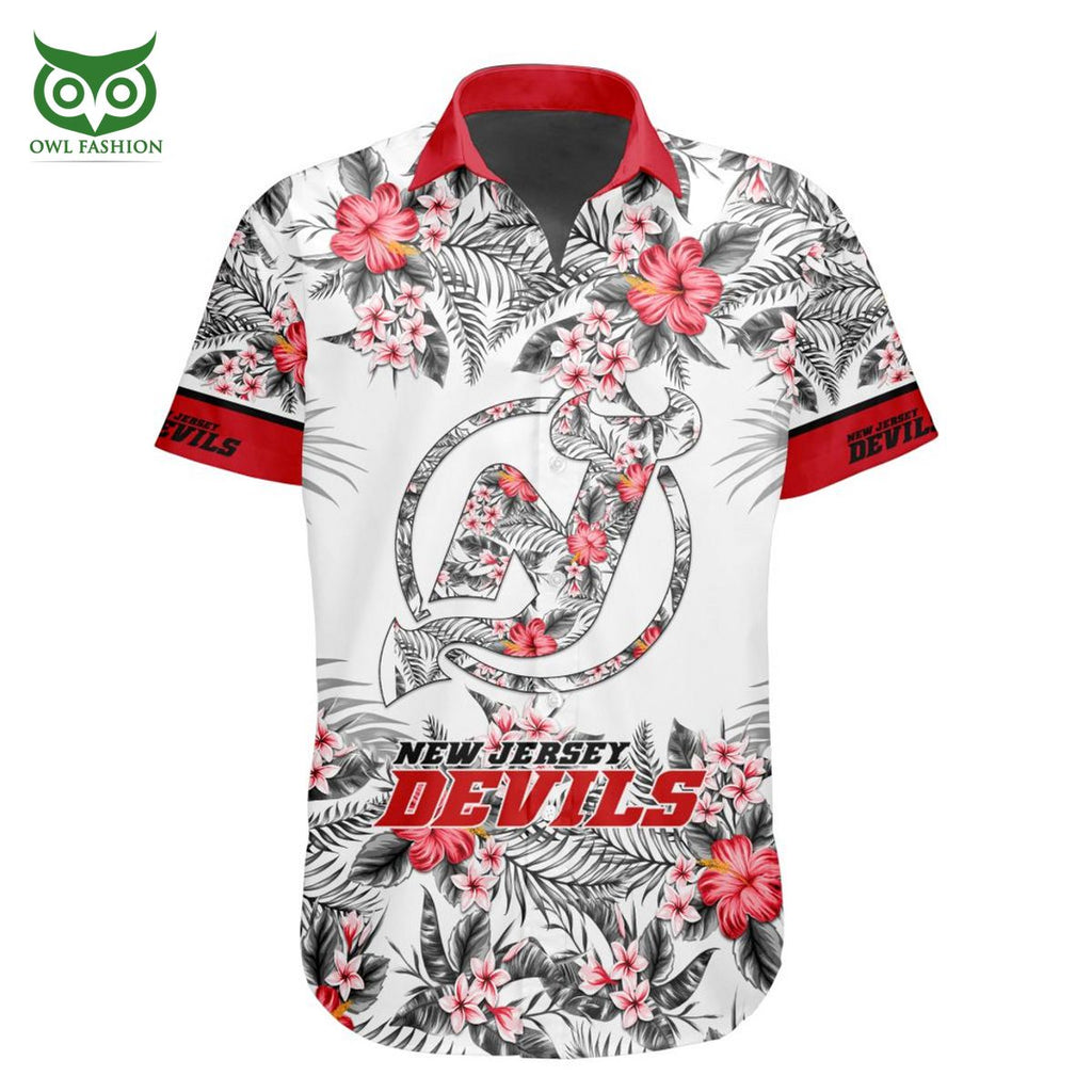 New Jersey Devils NHL Team Beach Vibe Hawaiian Shirt