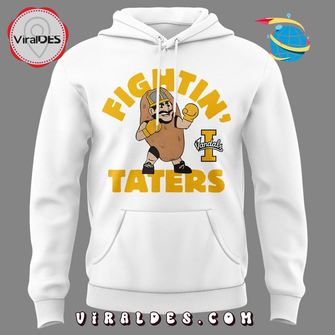 New Vandal Football White Hoodie 2025