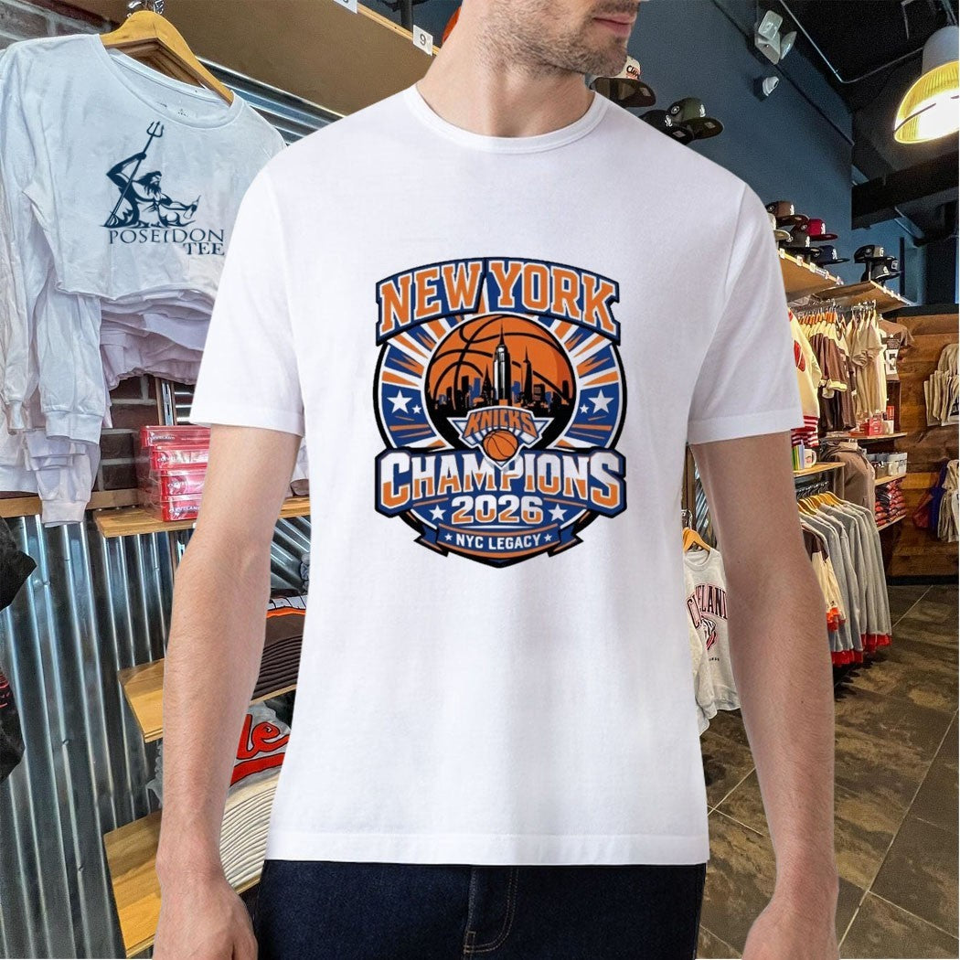 New York Basketball Champions 2026 Knicks Championship T-shirt