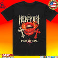 New York Gothic Fire Lips T-shirt