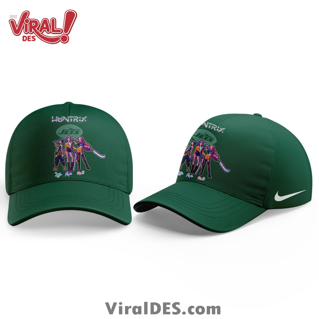 New York Jets 2025 KPop Demon Hunters Hoodie And Cap