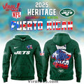 New York Jets 2025 Puerto Rico Heritage Hoodie And Cap