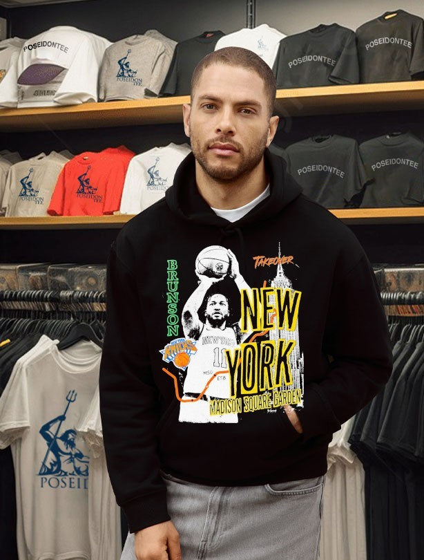 New York Madison Square Garden Brunson Burner 2026 T-shirt