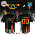 New York Mets Custom MLB Juneteenth Baseball Jersey