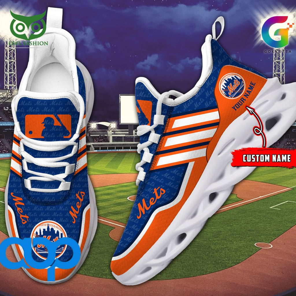 New York Mets MLB Personalized New Max Soul Sneaker