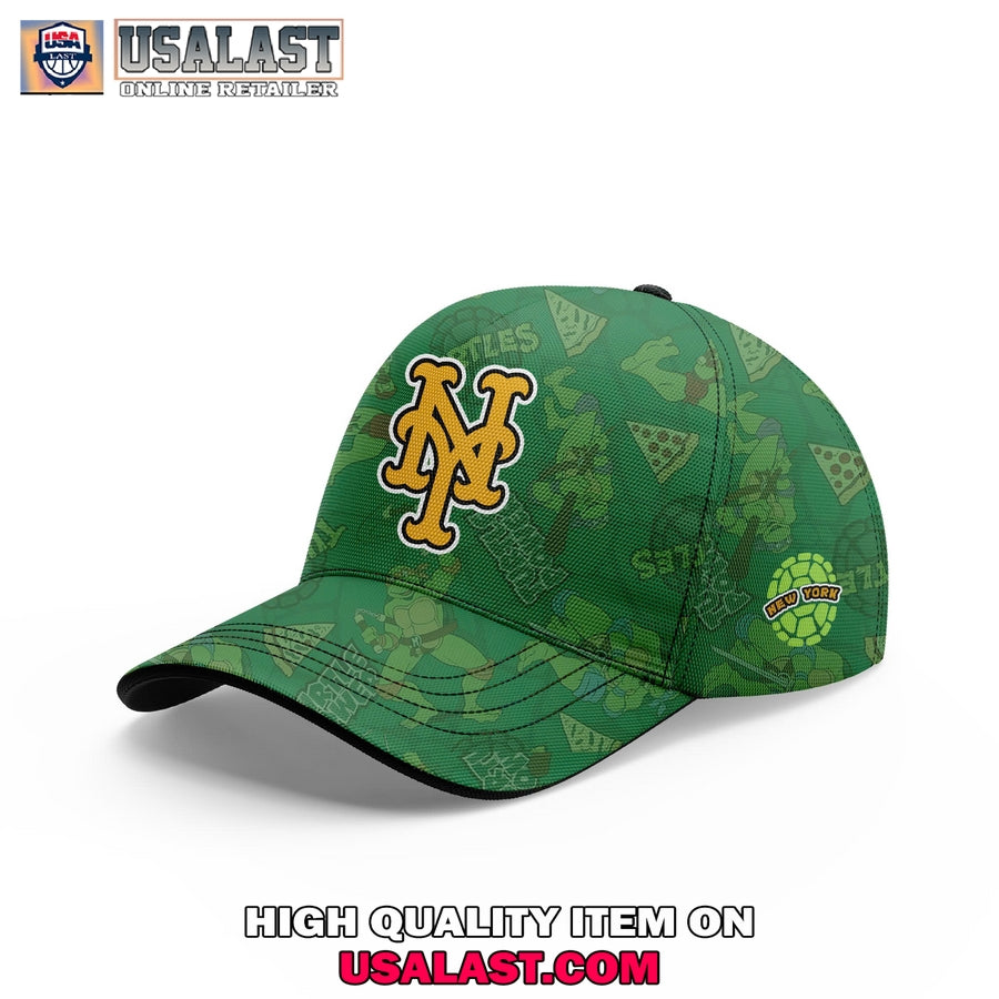 New York Mets x Ninja Turtles Green Baseball Jersey