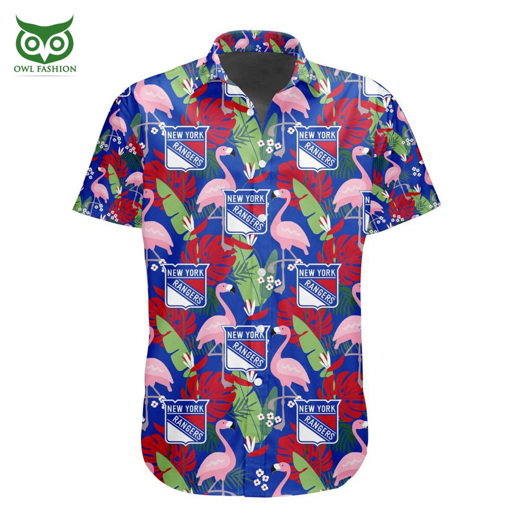 New York Rangers NHL Hockey Team Hawaiian Shirt