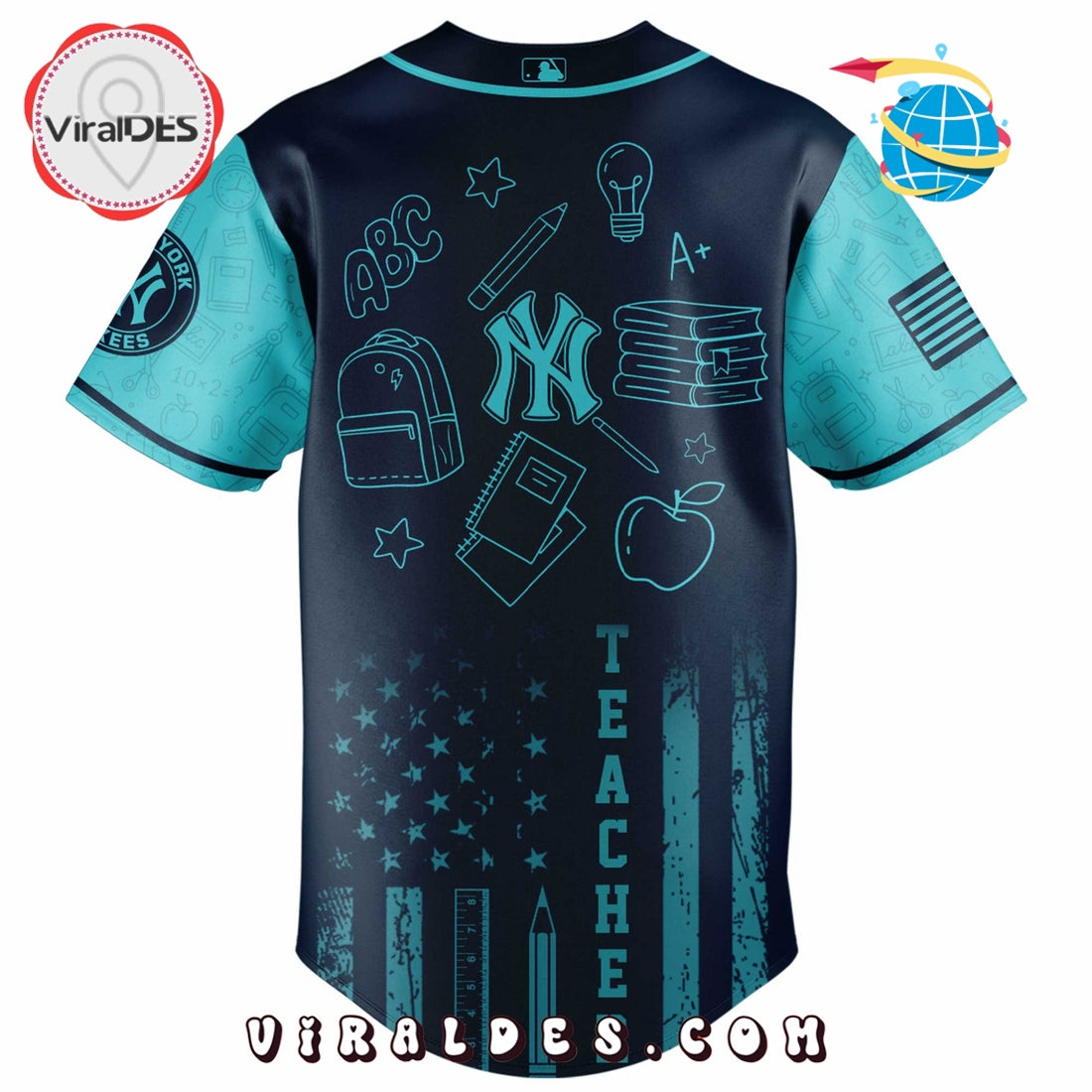 New York Yankees MLB x Teacher Appreciation Day Baseball Jersey