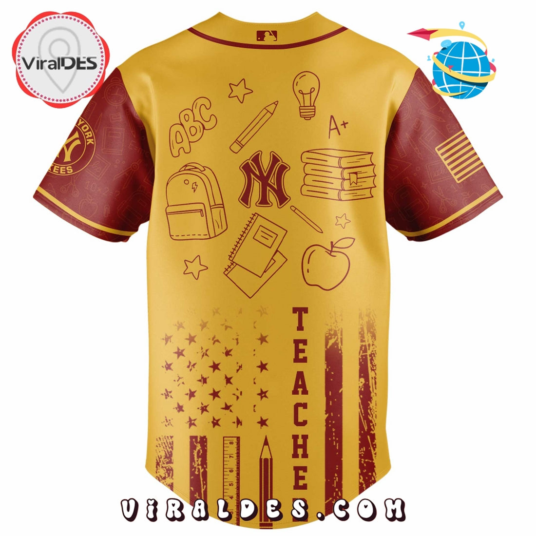 New York Yankees MLB x Teacher Appreciation Day Jersey